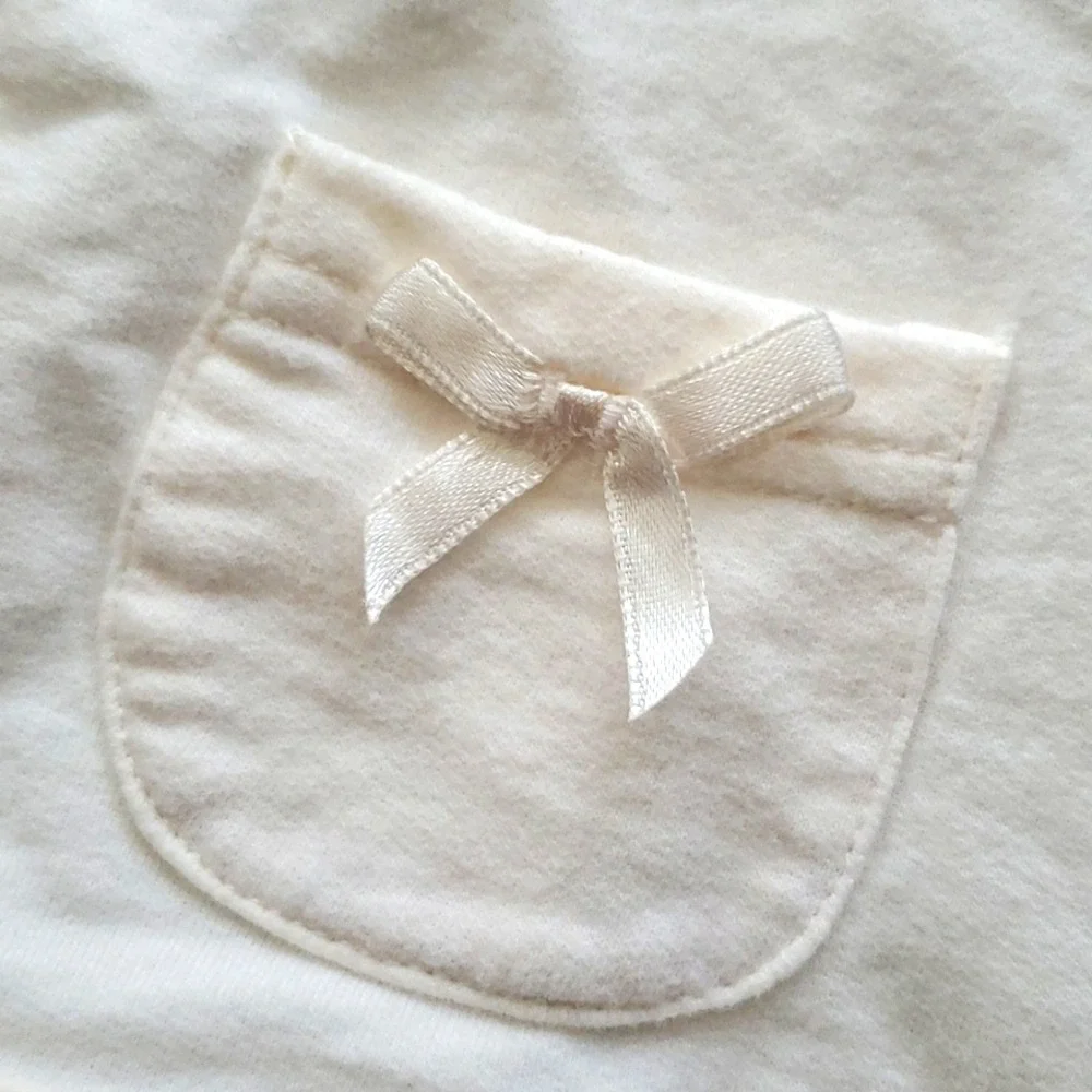 Disney Bambi Girls Embroidered White Zip Up Coat‎ 0-3M. NWOT